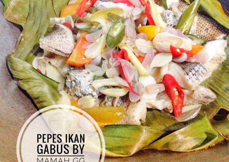 cara membuat Pepes Ikan Gabus / Haruan Batu'up