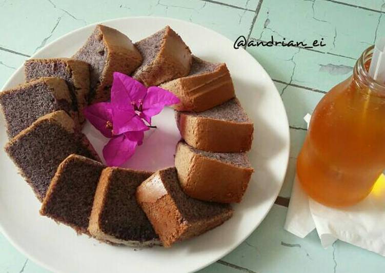 resep masakan Chiffon Ketan Hitam (Gluten Free)