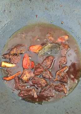 Oseng daging pedas manis