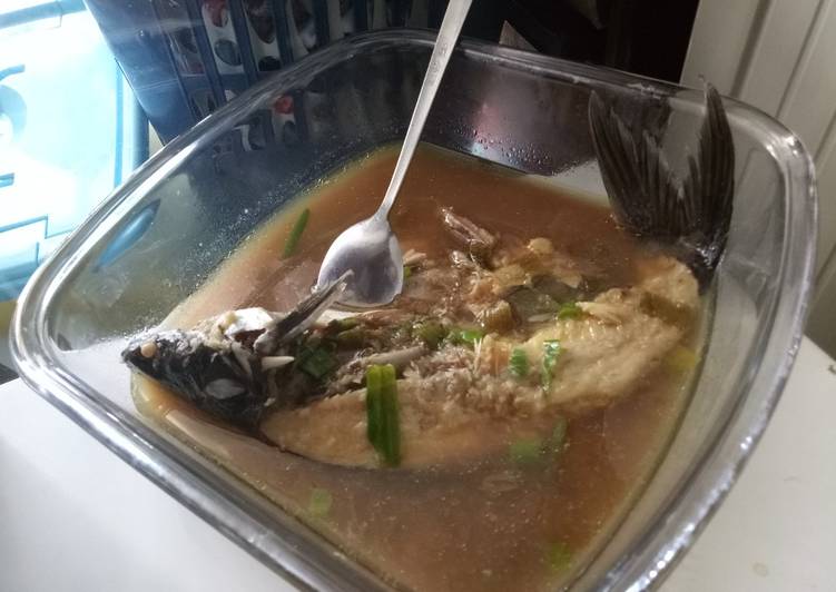 resep masakan Tim ikan patin kecap asin