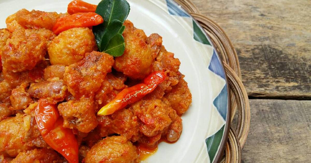  Resep  Sambal Krecek Telur  puyuh Kacang Merah  oleh Indry 