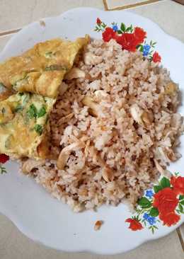 Nasi goreng terasi simple