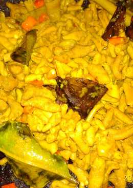 Usus ayam mercon bumbu kuning
