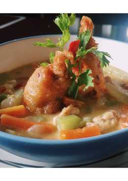 Sayur LoL (lodeh) dan Perkedel Udang