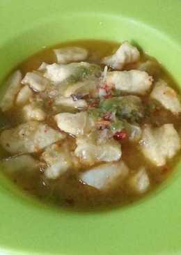 Cireng banjur lada/cireng kuah pedass