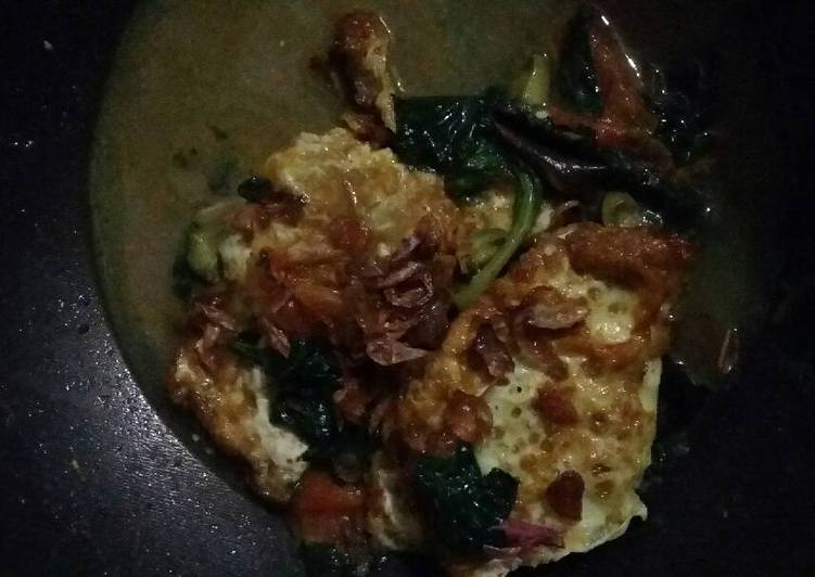 Resep Telur santan campur sawi + pete By ELiz Tiani