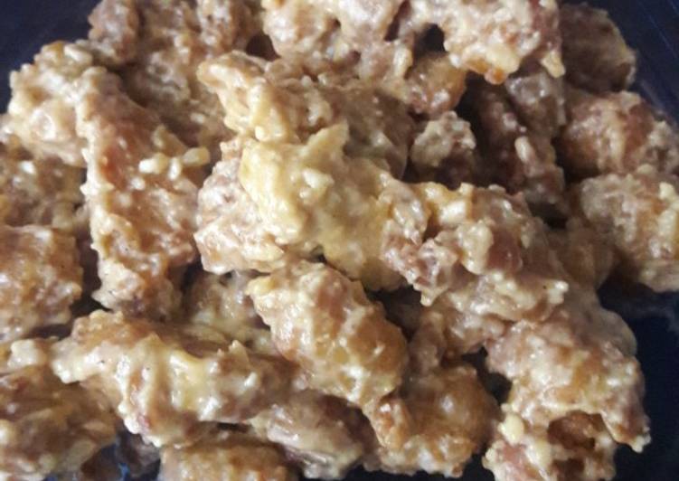 gambar untuk resep makanan Ayam saus telur asin/ Chicken salted egg