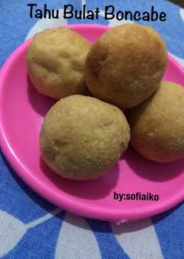 Sajian buka puasa: Tahu Bulat Boncabe