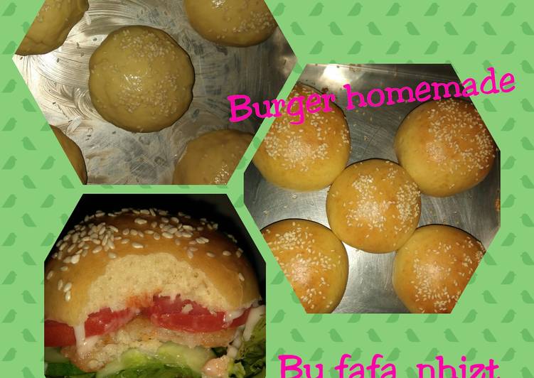 Resep Burger bun Dari Fafa_nhizt