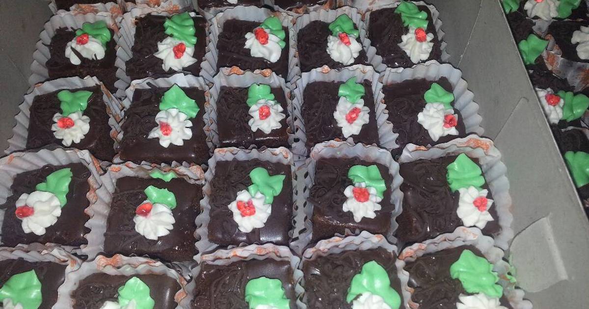  Resep  BROWNIES  panggang Ny Liem  cocok buat usaha oleh 