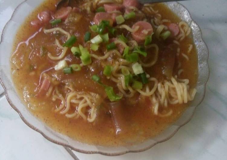 resep masakan Seublak mie