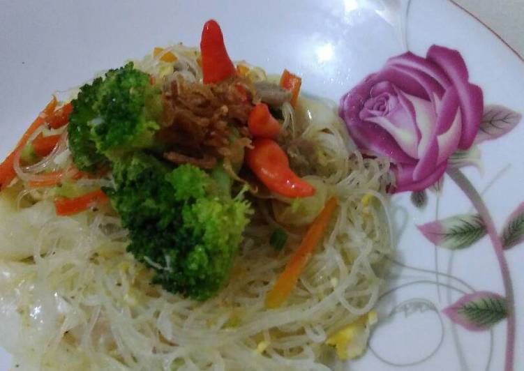 Resep Bihun goreng Non MSG Karya Anindya Nino Roshiha