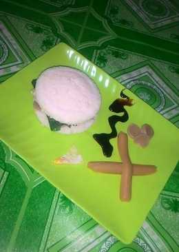 Rice burger sederhana ala Dessy