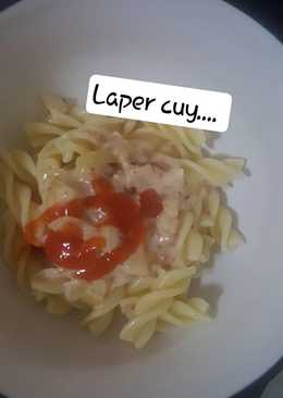 Fusili carbonara simpel