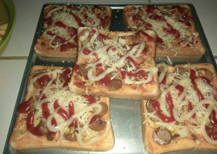 resep masakan Pizza Roti Tawar