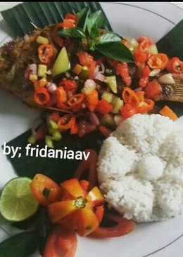 Ikan nila sambal dabu-dabu