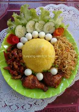 Tumpeng mini (masak rice cooker) mudah,no ribetðŸ˜‰