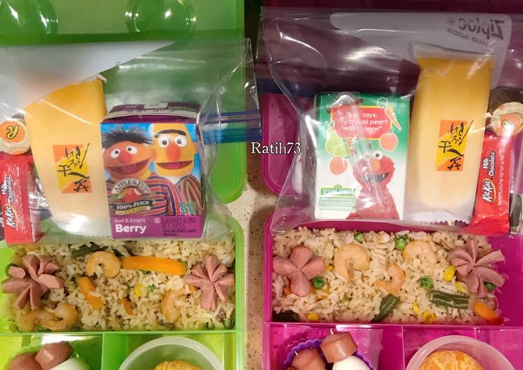 resep makanan Shrimp Veggies Fried Rice Bekal Anak