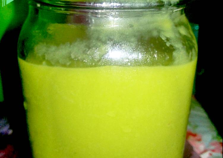 gambar untuk cara membuat MeloVoca Smoothie (Jus Melon-Alpukat)