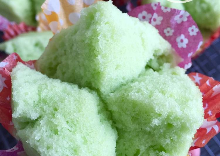 resep makanan Bolu Kukus Pandan #pr_recookanekabolkus