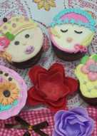 Brownies Cupcake Fondant