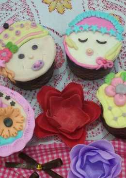 Brownies Cupcake Fondant