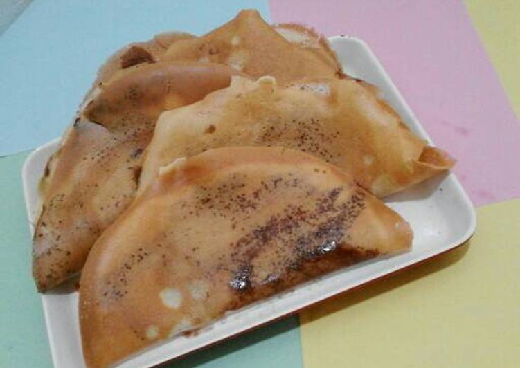 resep makanan Crepes / Kue Leker