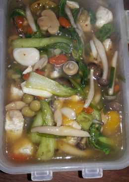 Baby Bok choy saus tiram 2 jamur with Goji Berry