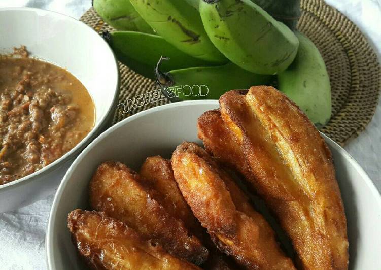 resep lengkap untuk Pisang Goreng Cocol Sambal