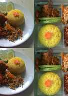 Nasi kuning spesial with ð'