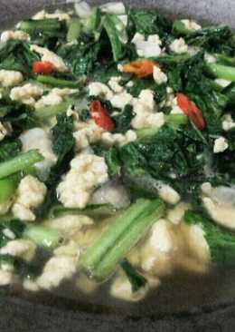 Tumis Telur Sawi hijau