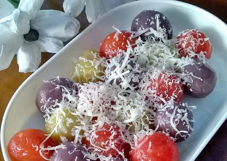 cara membuat Klepon Kentang