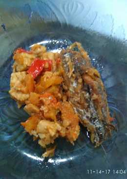 Ikan Pindang Sambal Tempe