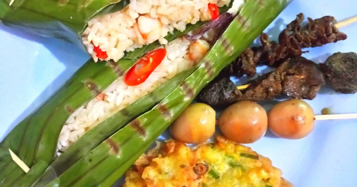 396 resep nasi bakar seafood enak dan sederhana - Cookpad