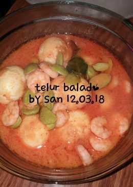 Balado Telur Pete