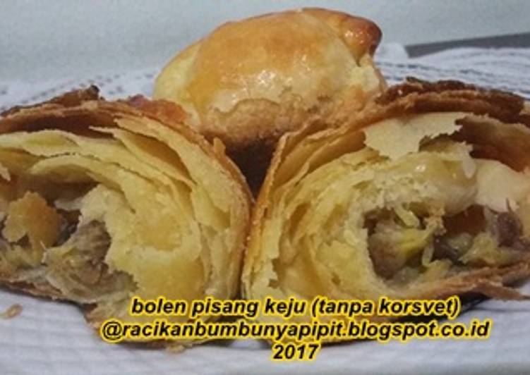 gambar untuk resep makanan Resep Bolen Pisang Keju (tanpa korsvet) #indonesiamemasak
