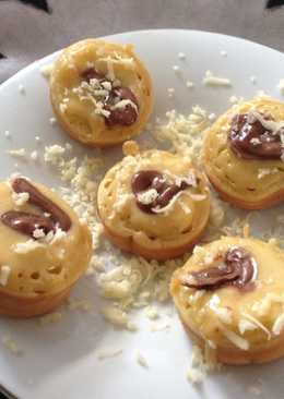 Kue cubit Jucomang (keju choki-choki setengah matang)