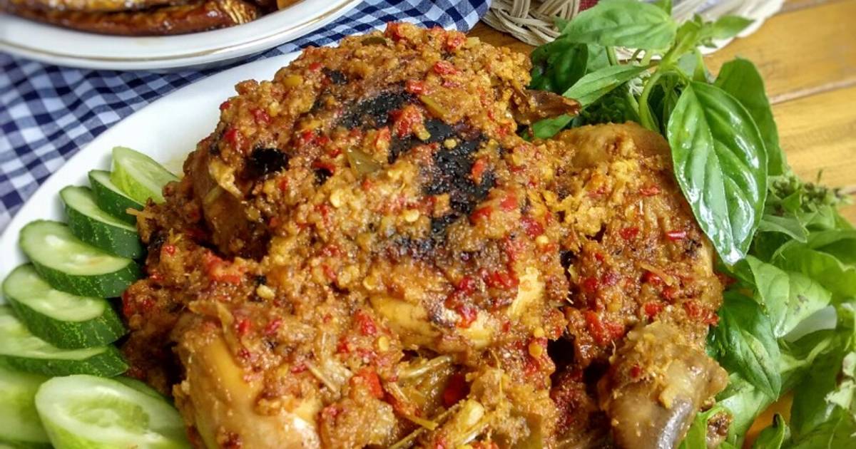  Ayam  panggang bumbu  rujak  25 resep  Cookpad