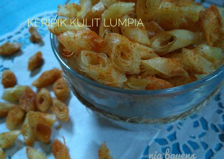 resep makanan Keripik kulit lumpia (#pr_cemilankriuk)