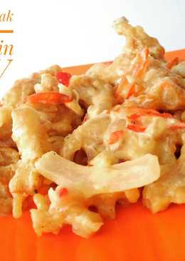 Jamur Crispy Masak Saus Telur Asin