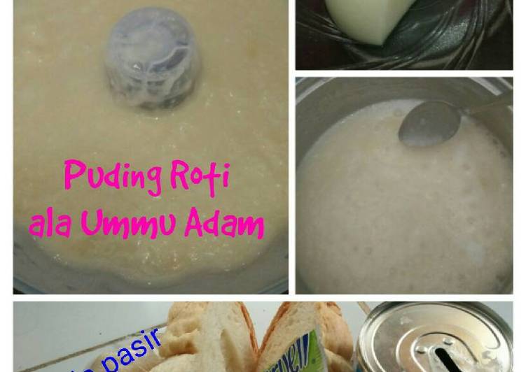 cara membuat Puding Roti Rasa Ongol-Ongol