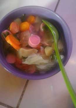 Sayur sop baso&sosis