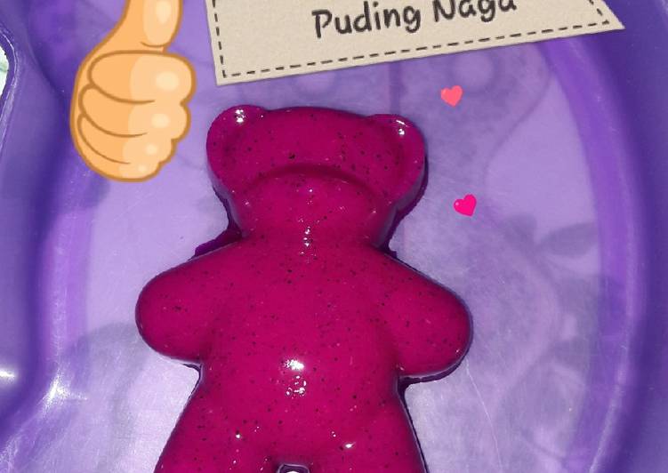 cara membuat Puding Naga