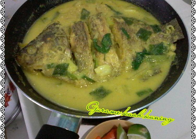 resep Gurame Kuah Kuning