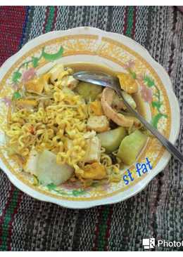 Lontong balap seadanya