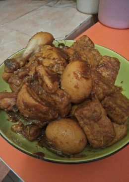 Bacem tahu tempe telur ayam