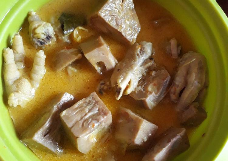 Gulai nangka +ceker ayam foto resep utama