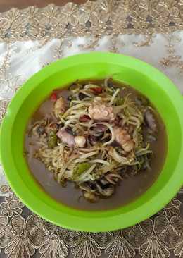 Gurita toge jamur enoki