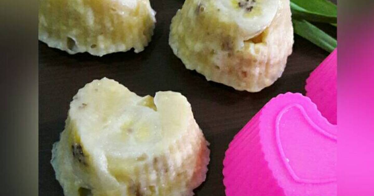Resep Bolu Kukus Pisang (Banana steam cake)