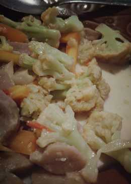 Kembang kol tumis susu